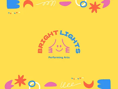 Bright Lights Brand branding design graphic design logo typography