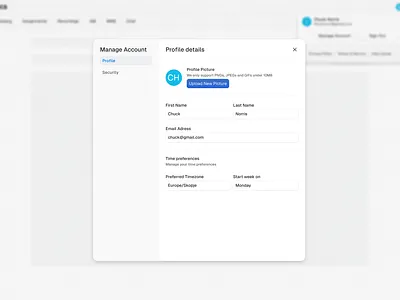 🔐 Account Management UI account app delete figma file graphic design mac modal password product reset saas security settings ui uiux upload ux web