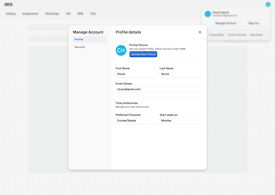 🔐 Account Management UI account app delete figma file graphic design mac modal password product reset saas security settings ui uiux upload ux web