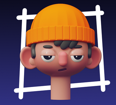 Hipster 02 - MagicaCSG 3d 3dmodeling character illustration magicacsg stylized