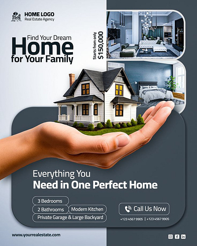 Brand design posters for real estate agencies🔥 branding design graphic design poster