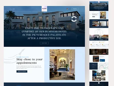 Luxury Hotel Landing Page – Sigma Hotel UI/UX Design hotel hotel website landing page luxury luxury hotel modern relax hotel resort resort website restaurant room room booking sigma studio travel ui uiux design ux vacation web design website