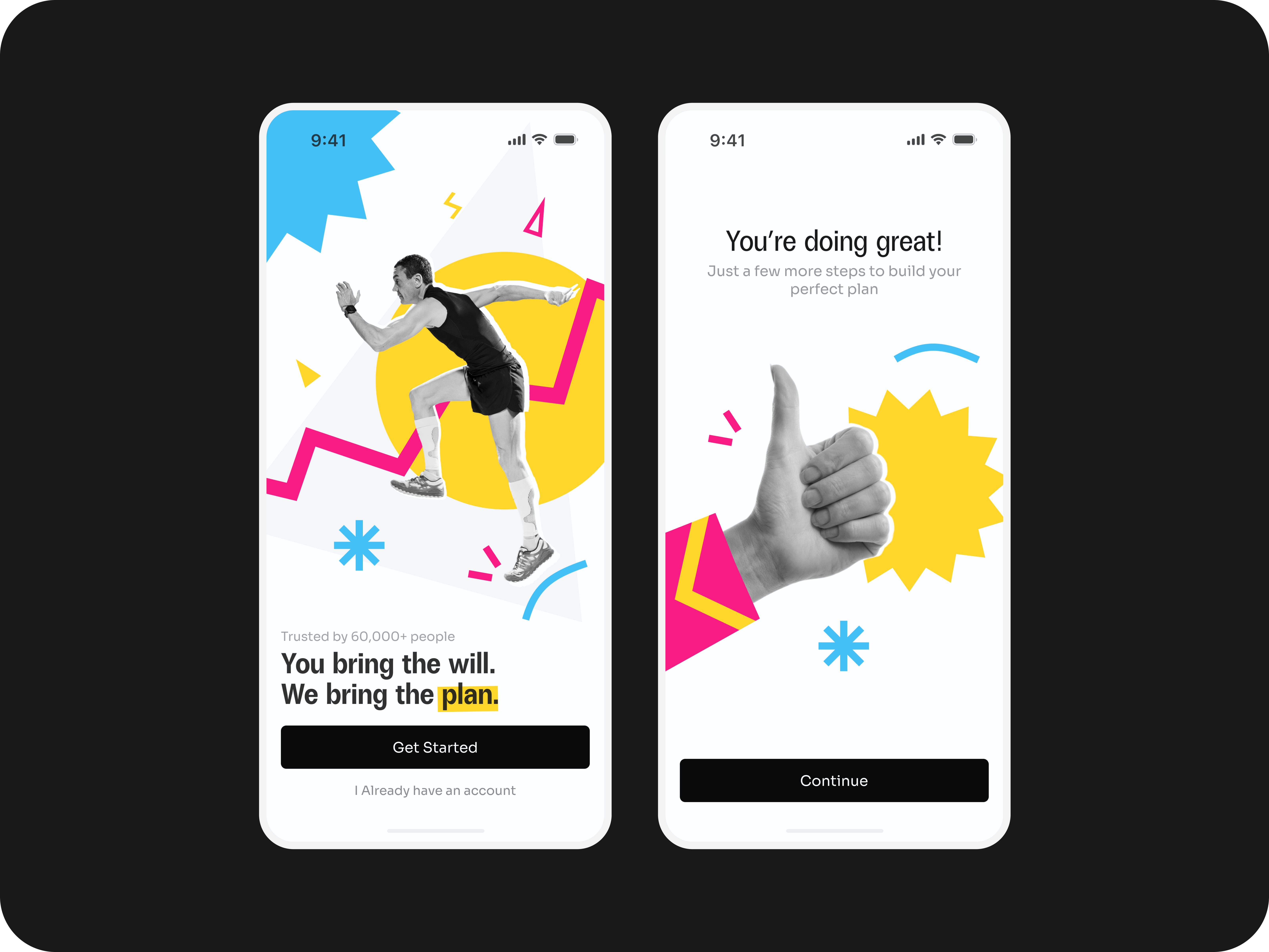 ZAP - Workout Planner – App Design Concept app branding concept design fitness graphic design illustration logo mobile app planner ui workout