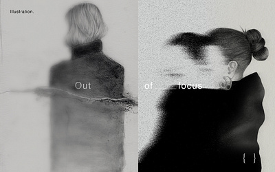 Out of focus - editorial illustration branding editorial illustration fashion illustration magazine vibe