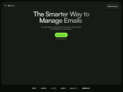 Landing Page Hero Animation 3d animation app branding clean concept design email graphic design hero illustration landing landing page logo modern motion graphics ui ui design