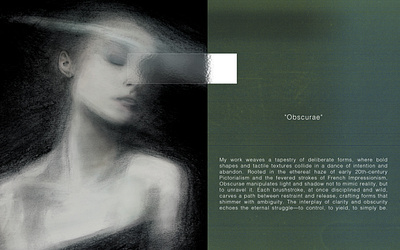 Obscurae editorial illustration emotional illustration