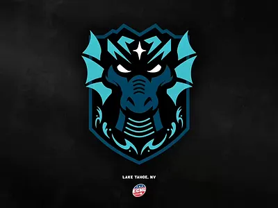 Lake Tahoe Knight Monsters: Logobadge & 2025 Schedule branding design graphic graphic design hockey illustration logo nhl sports