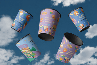 Illustrations for Nuncmitto Case Study app branding coffee cup design flat food delivery icon illustration nostalgia pattern retro service vector illustration web y2k