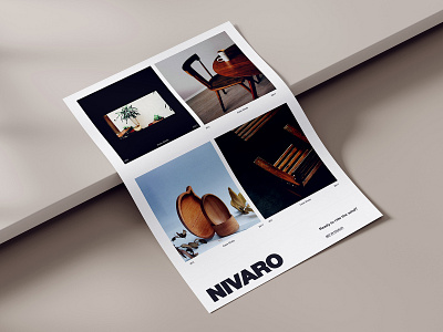 Nivaro - Work Page Design clean ecommerce graphic design minimal mobile modern responsive ui ui design ux web design website work page
