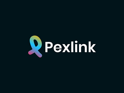 Pexlink brand identity designer letter logo logo logo design modern p