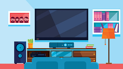 Character Design and Environment Illustration for TVC Nexmedia
