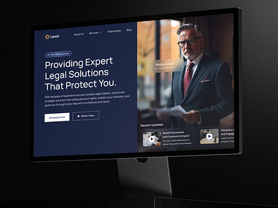 Lexor — Global Law Firm Brand identity & Website UI/UX Design legal design