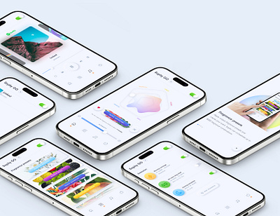 Sophy - AI-driven Fragrance System fragrance system iot minimal mobile app neomorphism smart device smart home startup