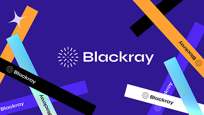 Blackray - Branding for Product Managers AI Tool Suite bold branding bright graphic design logo merch minimal purple