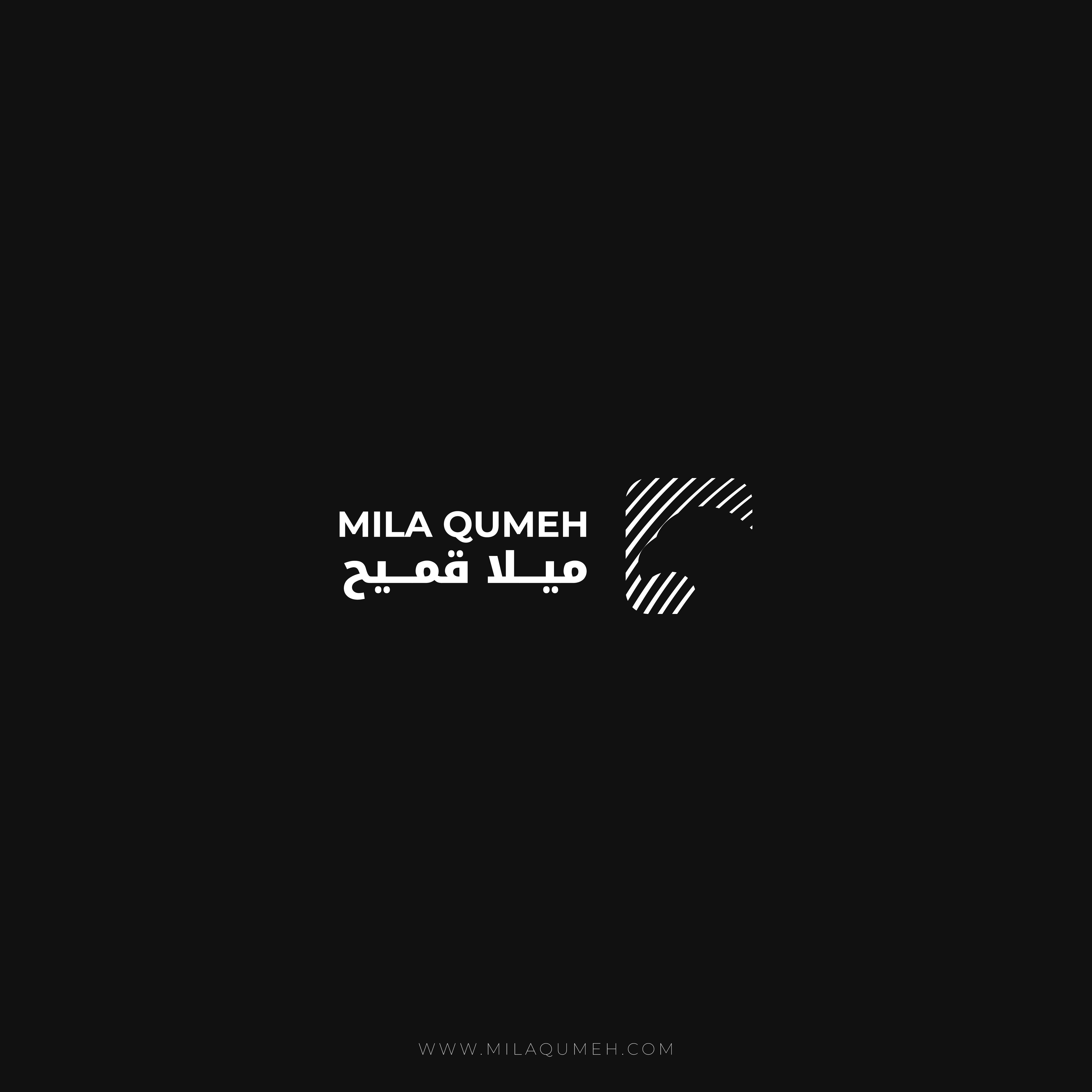 Logo Mila Qumeh branding design illustraion logo