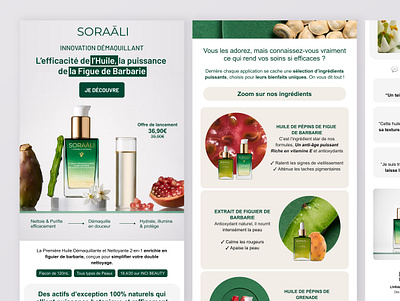SORAĀLI Newsletters cosmetic brand email creative email educative newsletter email email designer email expert email marketing klaviyo klaviyo expert newsletters