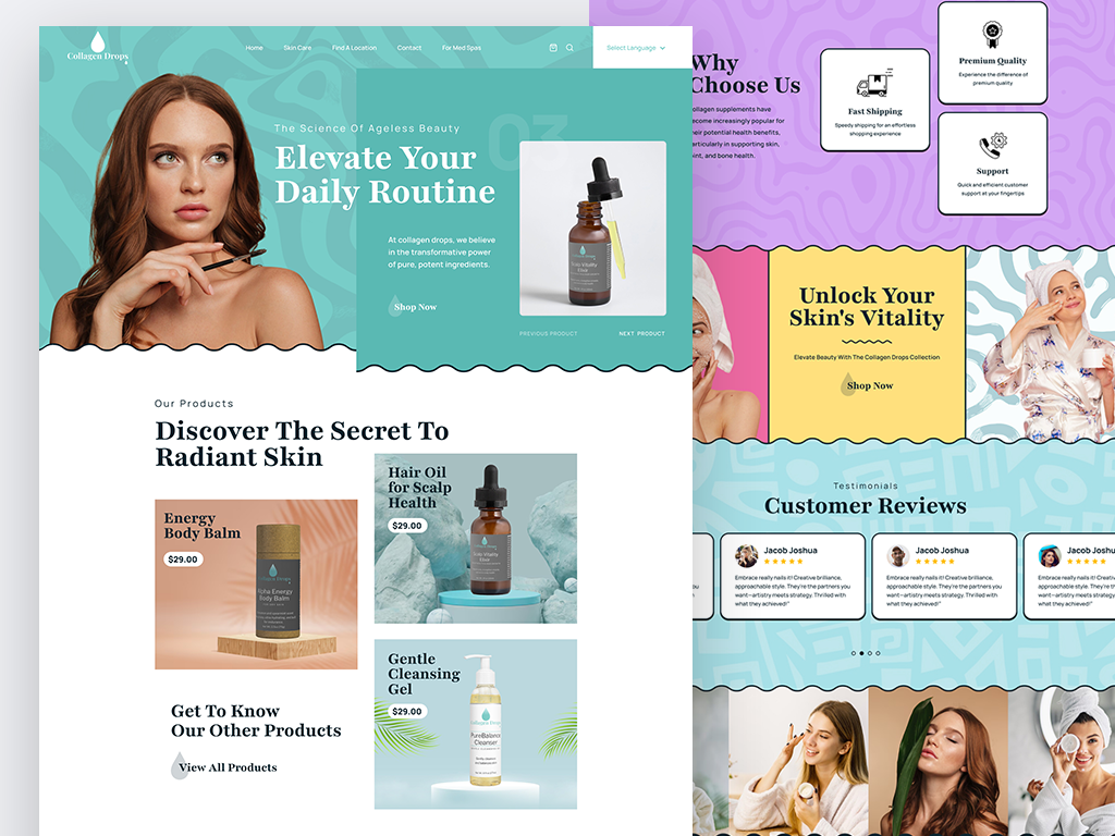 Example of Ecommerce Website Design 