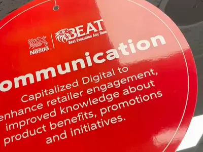 Nestle CWA BEAT Launch branding event design graphic design