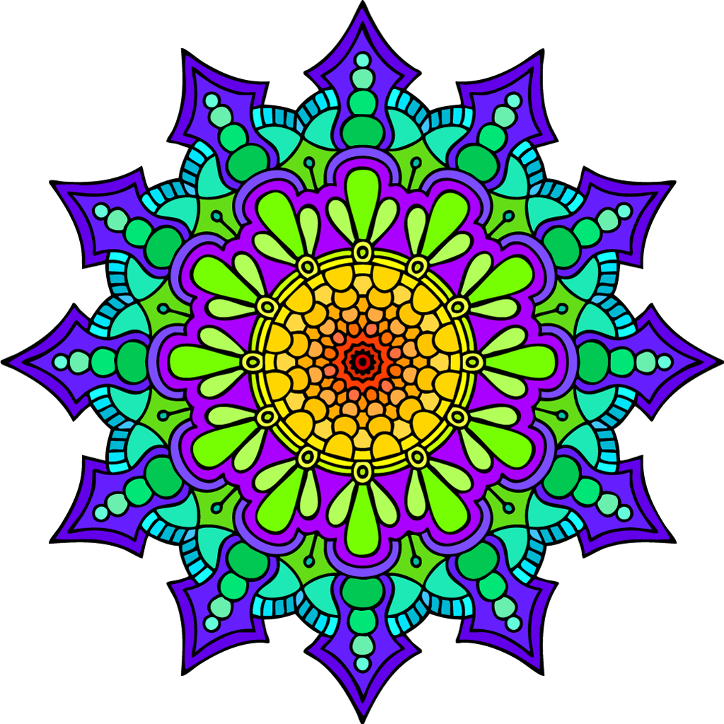 Mindfulness Mandala Illustration art art direction design graphic design graphics illustration ineraction design vector