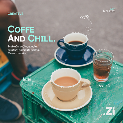 Coffe And Chill 3d animation branding design graphic design illustration logo motion graphics ui vector