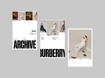 Editorial Layout Exp. ecommerce editorial gallery graphic design minimal photography web typography ui web