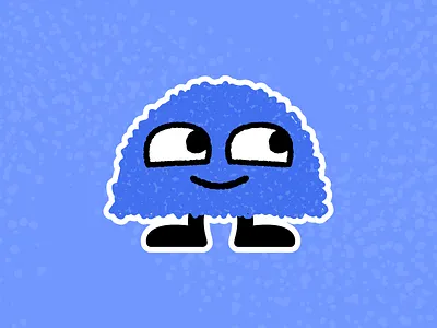 Mascot – The smooth one 🔵 mascot mascot design minimal
