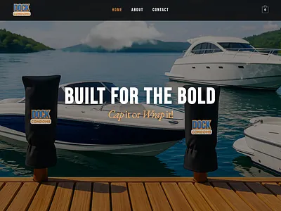 Dock Condoms – Website Design for Seamless User Experience branding canva condoms design dock dock condoms dockyard figma graphic design home page home page design landing page landing page design logo ui ui design website website design