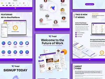 Design of a PDF presentation for Tuqqi brand identity branding design graphic design identity logo ui vector