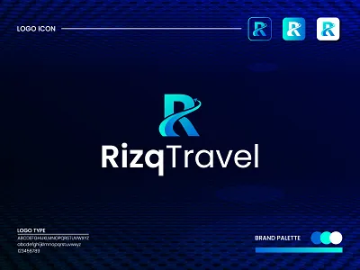 Rizq Travel – Logo Design, Travel Agency Branding brand design brand identity branding branding for travel graphic designer logo logo design logo designer logo for travel agency logo maker rt letter logo social media post tour logo tourism logo travel agency travel agency logo travel logo traveling visual identity voyage