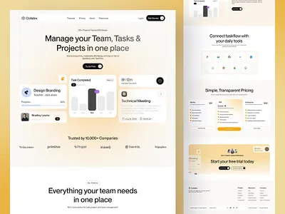 SaaS Website Design automation tools branding design digital solutions figma framer illustration landing page modern web development productivity saas development saas website design ui uiux web design website design