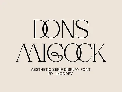 Dons Migock - Elegant Typefaces calligraphy display display font font font awesome font family lettering sans serif sans serif font script serif font type typeface typography