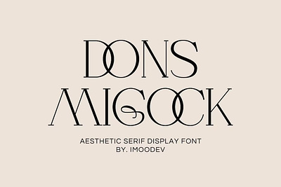 Dons Migock - Elegant Typefaces calligraphy display display font font font awesome font family lettering sans serif sans serif font script serif font type typeface typography