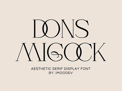 Dons Migock - Elegant Typefaces calligraphy display display font font font awesome font family lettering sans serif sans serif font script serif font type typeface typography