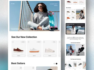 Ecommerce Landing Page Design branding design ecommerce figma framer illustration landing page landingpagedesign onlinestore ui uiux uiuxdesign web design website design websitedesign