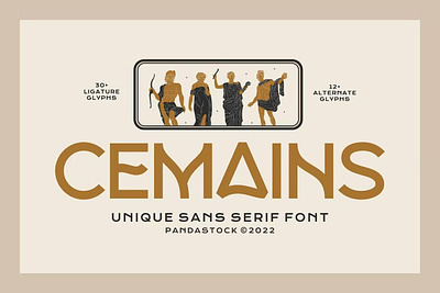 Cemains - Classic Sans Serif Fonts calligraphy display display font font font awesome font family lettering sans serif sans serif font script serif font type typeface typography