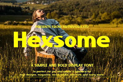 Hexsome - Display Font calligraphy display display font font font awesome font family lettering sans serif sans serif font script type typeface