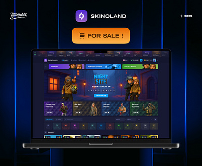 SkinoLand – Open Case 3d battles betting cases csgo design dota eposrts esport gambling game gaming open case rust ui upgrade ux website