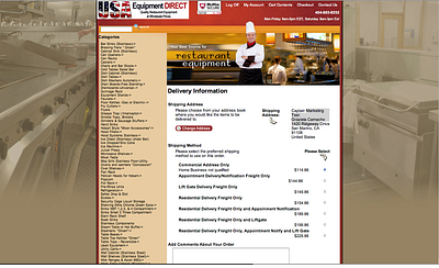 USA Equipment Direct e-Commerce Website design e commerce graphic design web website