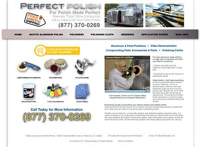 Perfect Polish Website Re-Design design e commerce graphic design re design web website