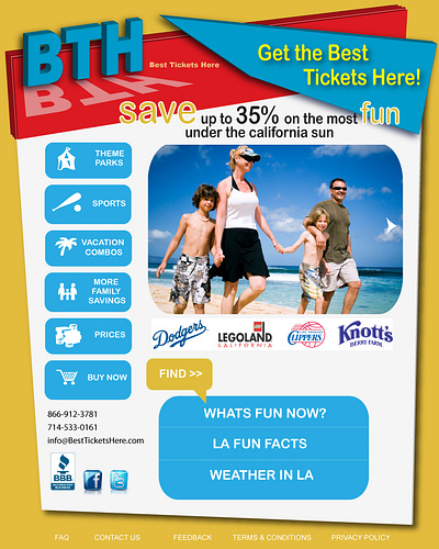 Best Tickets Here Custom Coded Website design e commerce graphic design web website
