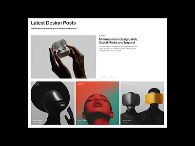 The Blueprint - Blog 05 Section minimalism