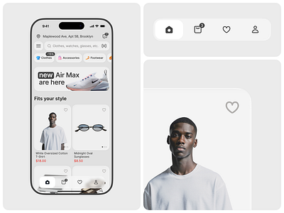 Aesthetic marketplace animation ios krea ai rive ui