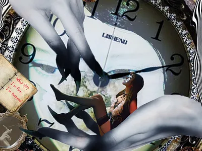 Lost In Your Mind collage graphic design photoshop