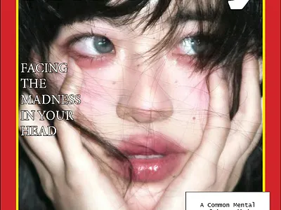 Anxiety Magazine Layout graphic design indesign layout typography
