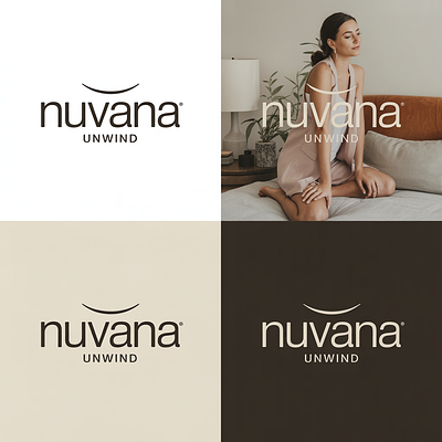 Nuvana Unwind branding graphic design logo motion graphics ui