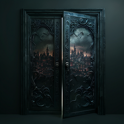 Puerta a la ciudad graphic design