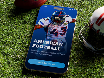 American Football Sports Mobile App Design american football app design basketball design football app interaction design ios design live scores micro interactions mobile ui sports app sports design sports tech sports ui stats tracker streaming sport ui ui design ux