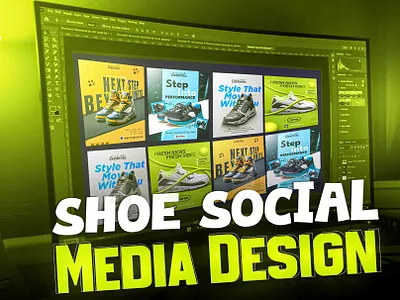 Shoe Social Media Design | Sneaker & Footwear Ad Creative design graphic design shoe shoe social media design