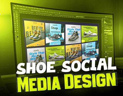 Shoe Social Media Design | Sneaker & Footwear Ad Creative design graphic design shoe shoe social media design