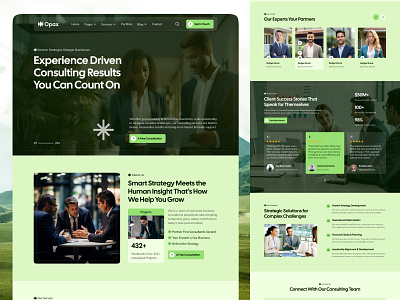 Opax- Business consulting website accountant advisory business business consultant consultancy consultant consulting consulting website corporate finance financial advisor homepage landing page uiux web design website